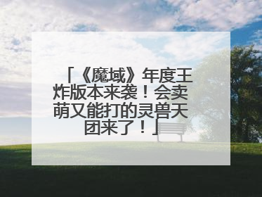 《魔域》年度王炸版本来袭！会卖萌又能打的灵兽天团来了！