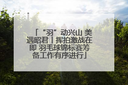 “羽”动兴山 美遇昭君丨挥拍激战在即 羽毛球锦标赛筹备工作有序进行