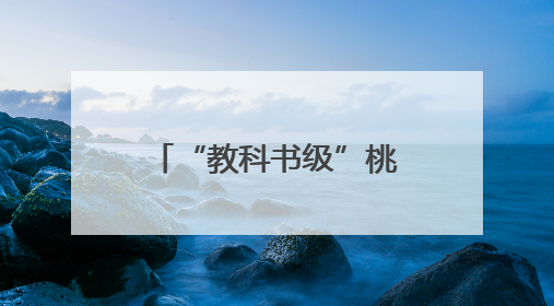 “教科书级”桃子出圈！广水胭脂红年产值4.5亿元，线上卖爆