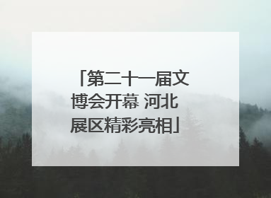 第二十一届文博会开幕 河北展区精彩亮相