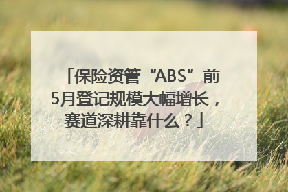 保险资管“ABS”前5月登记规模大幅增长，赛道深耕靠什么？