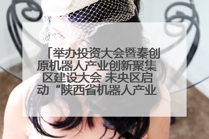 举办投资大会暨秦创原机器人产业创新聚集区建设大会 未央区启动“陕西省机器人产业聚集区”建设