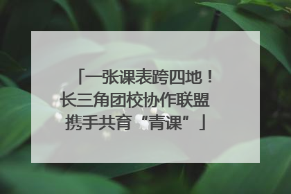 一张课表跨四地！长三角团校协作联盟携手共育“青课”