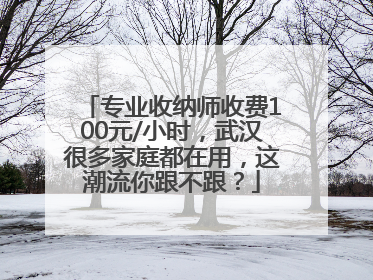 专业收纳师收费100元/小时，武汉很多家庭都在用，这潮流你跟不跟？