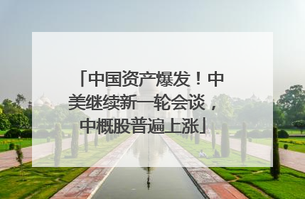 中国资产爆发！中美继续新一轮会谈，中概股普遍上涨