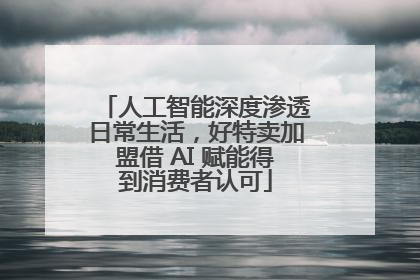 人工智能深度渗透日常生活，好特卖加盟借 AI 赋能得到消费者认可