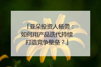 亚朵投资人杨勇：如何用产品迭代持续打造竞争壁垒？