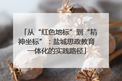 从“红色地标”到“精神坐标”：盐城思政教育一体化的实践路径