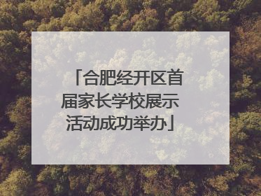 合肥经开区首届家长学校展示活动成功举办