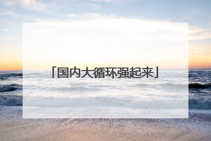 国内大循环强起来