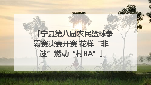 宁夏第八届农民篮球争霸赛决赛开赛 花样“非遗”燃动“村BA”