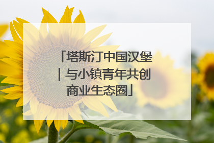 塔斯汀中国汉堡｜与小镇青年共创商业生态圈