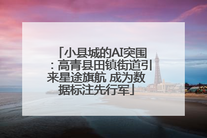 小县城的AI突围：高青县田镇街道引来星途旗航 成为数据标注先行军