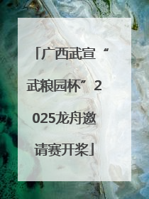 广西武宣“武粮园杯”2025龙舟邀请赛开桨