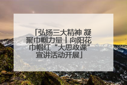 弘扬三大精神 凝聚巾帼力量丨向阳花巾帼红“大思政课”宣讲活动开展