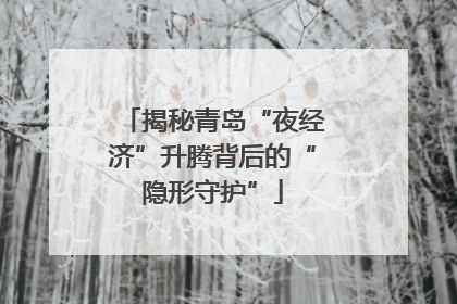 揭秘青岛“夜经济”升腾背后的“隐形守护”