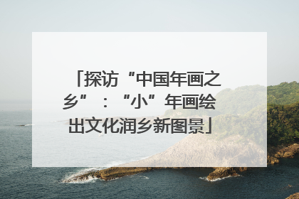 探访“中国年画之乡”：“小”年画绘出文化润乡新图景