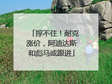 撑不住！耐克涨价，阿迪达斯和彪马或跟进