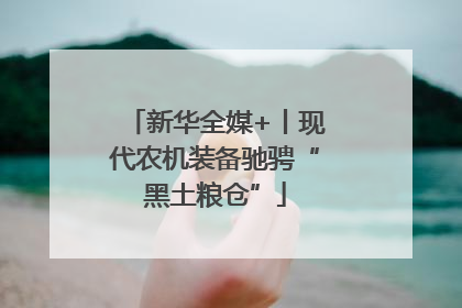 新华全媒+丨现代农机装备驰骋“黑土粮仓”