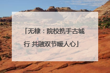 无棣：院校携手古城行 共融双节暖人心