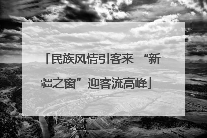 民族风情引客来 “新疆之窗”迎客流高峰