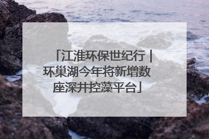 江淮环保世纪行｜环巢湖今年将新增数座深井控藻平台
