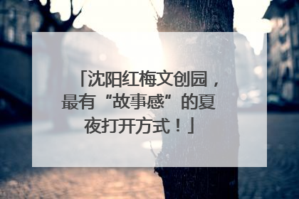 沈阳红梅文创园，最有“故事感”的夏夜打开方式！