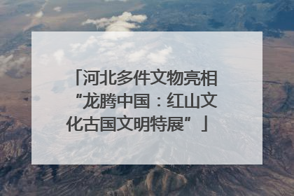 河北多件文物亮相“龙腾中国：红山文化古国文明特展”