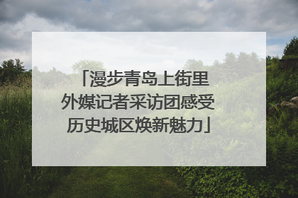 漫步青岛上街里 外媒记者采访团感受历史城区焕新魅力