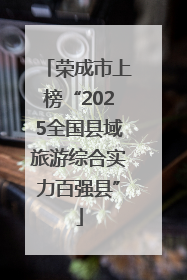 荣成市上榜“2025全国县域旅游综合实力百强县”