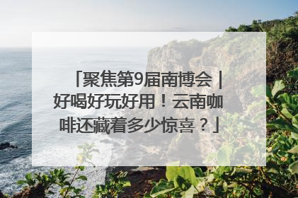 聚焦第9届南博会｜好喝好玩好用！云南咖啡还藏着多少惊喜？
