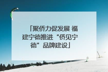 聚侨力促发展 福建宁德推进“侨见宁德”品牌建设