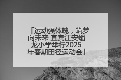 运动强体魄，筑梦向未来 宜宾江安蟠龙小学举行2025年春期田径运动会