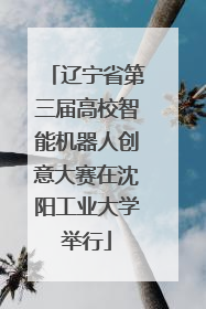 辽宁省第三届高校智能机器人创意大赛在沈阳工业大学举行