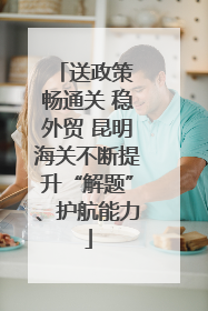 送政策 畅通关 稳外贸 昆明海关不断提升“解题”、护航能力