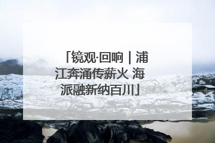 镜观·回响｜浦江奔涌传薪火 海派融新纳百川