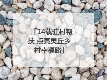 14载驻村帮扶 点亮灵丘乡村幸福路