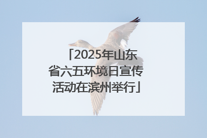 2025年山东省六五环境日宣传活动在滨州举行