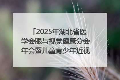 2025年湖北省医学会眼与视觉健康分会年会暨儿童青少年近视防控研讨会在荆召开
