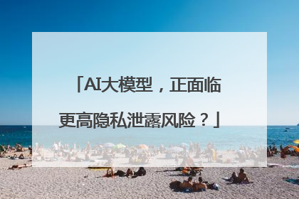 AI大模型，正面临更高隐私泄露风险？