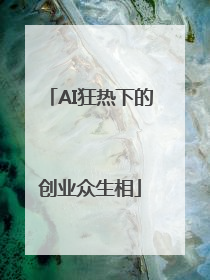 AI狂热下的创业众生相